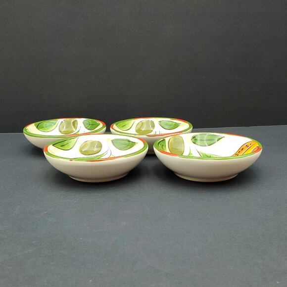 Pampered Chef Dip Bowls Olive Oil Dipping Bowls Condiment Prep Bowls - Picture 2 of 5